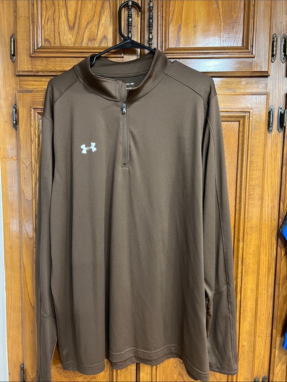Under Armour Brown Men's 1/4 Zip Performance Jacket